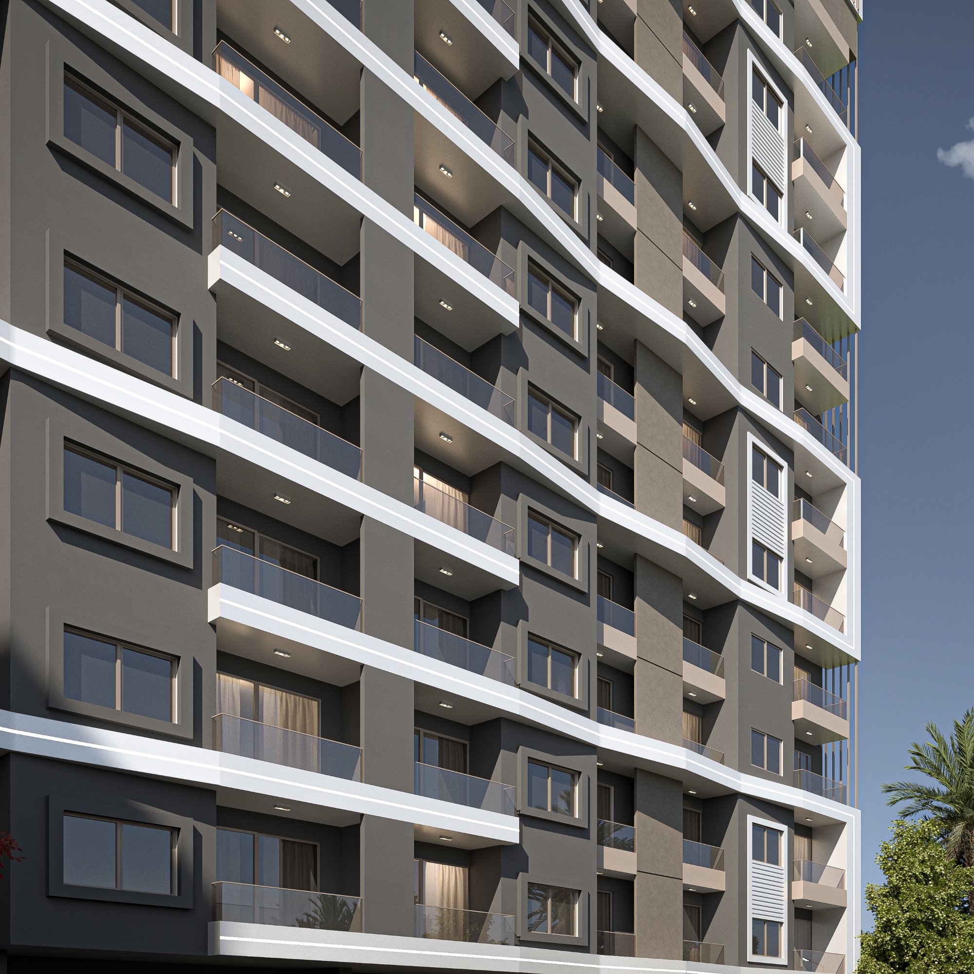 Mountain View 1+1 Apartment in Mezitli, Mersin