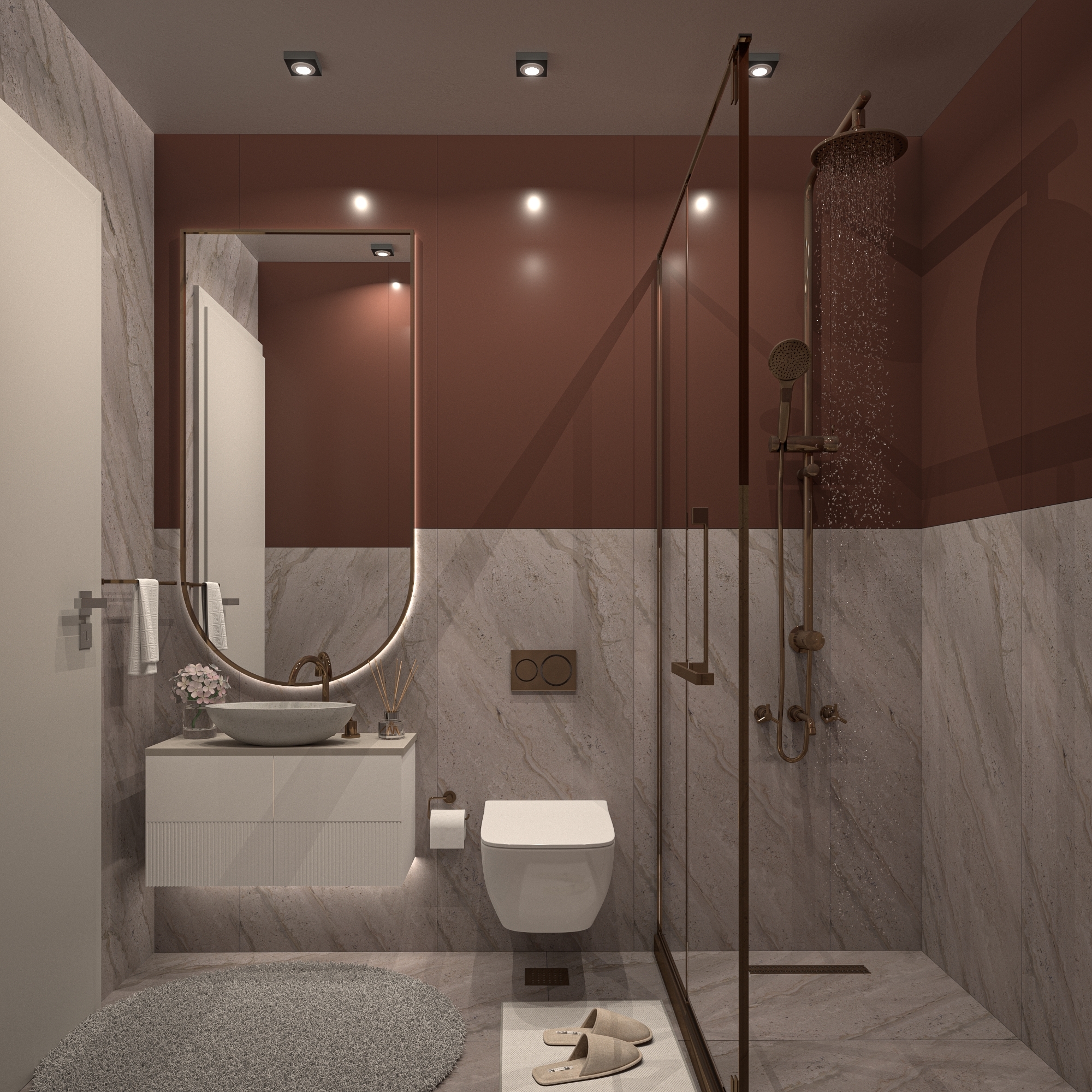 Mountain View 1+1 Apartment in Mezitli, Mersin