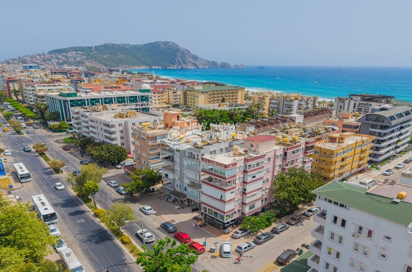 1+1 Lejlighed med bjergudsigt i Alanya City Center
