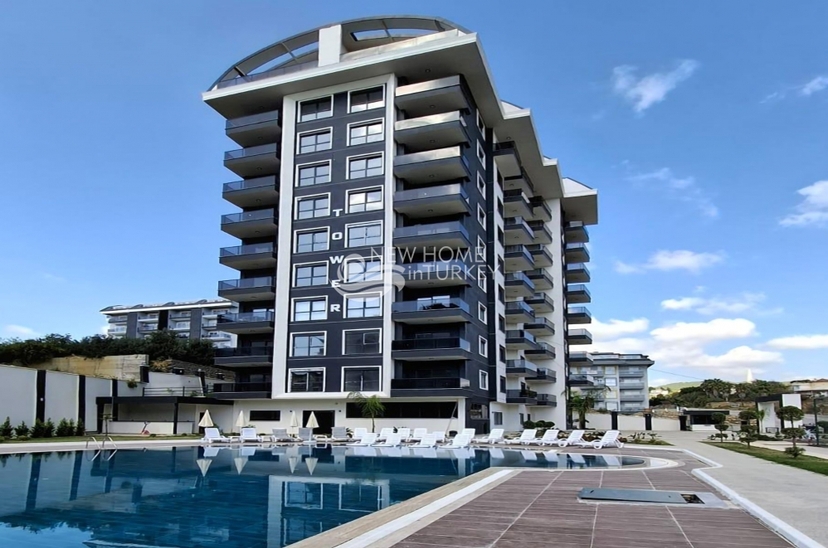 Luxury 1+1 Apartment with Mountain Views in Avsallar, Alanya