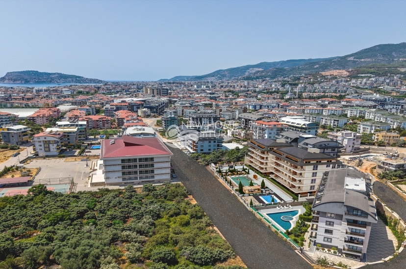 Alanyan Obaan sijaitseva 3+1 luksusasunto vuorinäkymillä