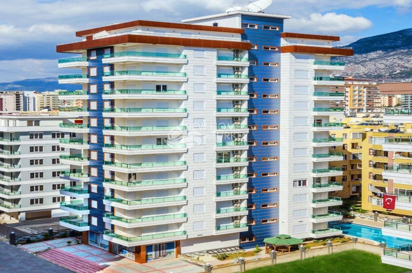 Modernes 1+1 Apartment mit Bergblick, Alanya