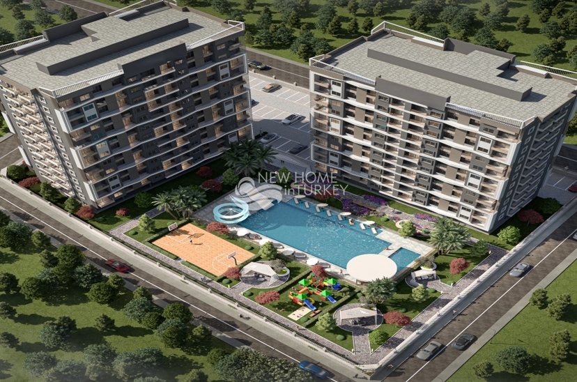 Mountain View 1+1 Apartment in Mezitli, Mersin