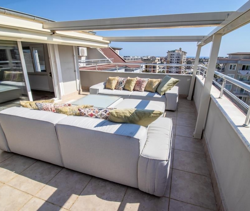 Luksuriøs 3+1 Penthouse med Bjergudsigt, Alanya - Cikcilli
