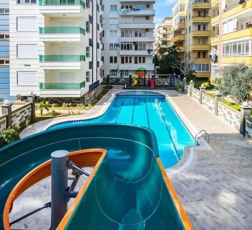Modernes 1+1 Apartment mit Bergblick, Alanya