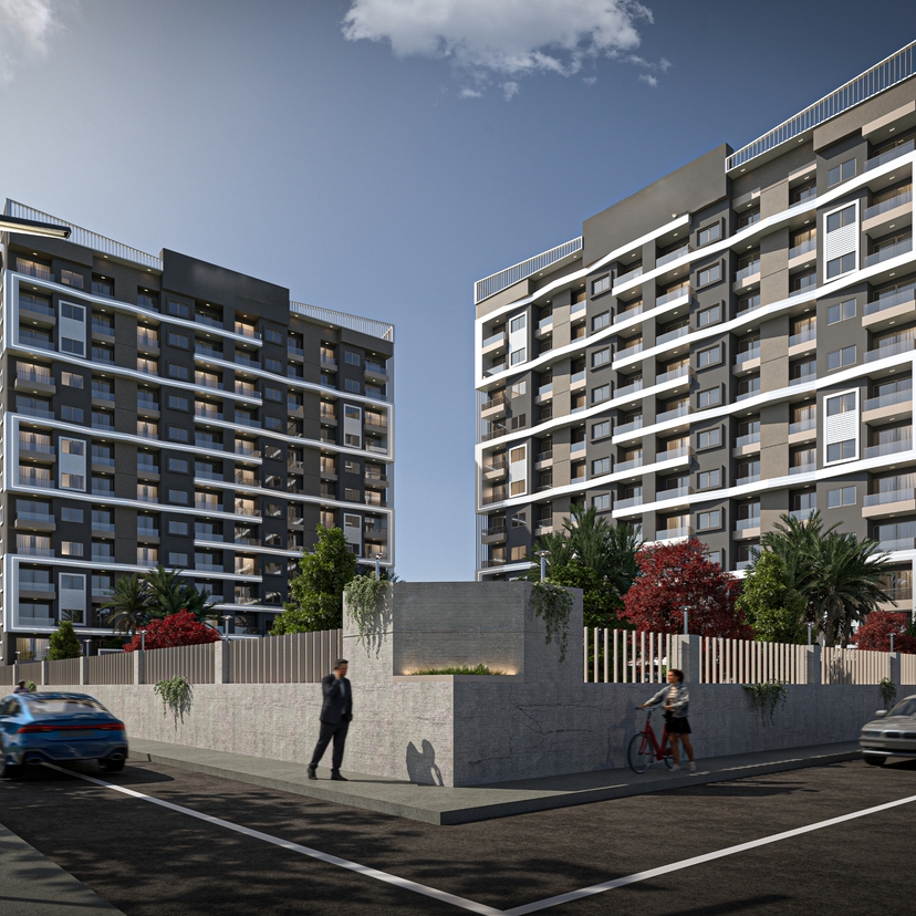 Mountain View 1+1 Apartment in Mezitli, Mersin