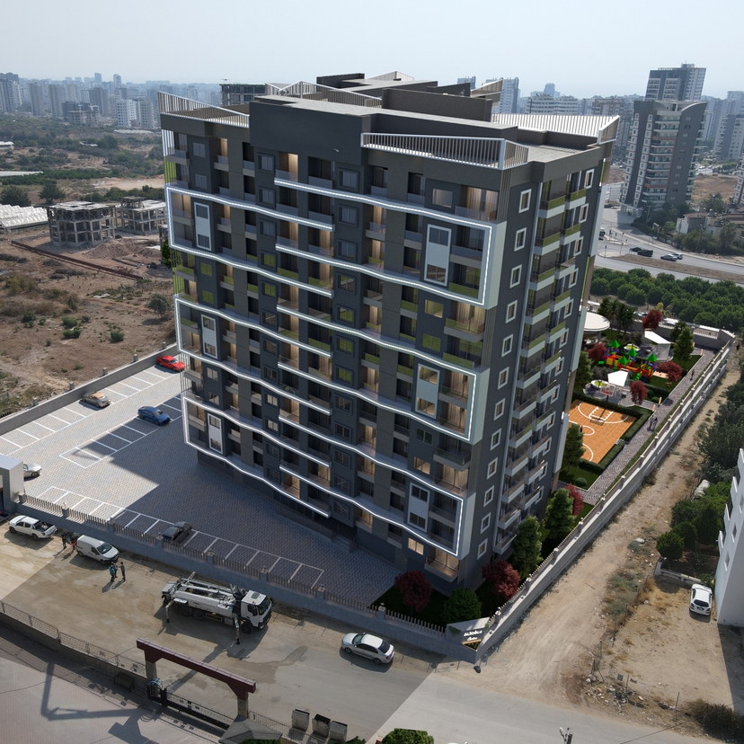 Mountain View 1+1 Apartment in Mezitli, Mersin