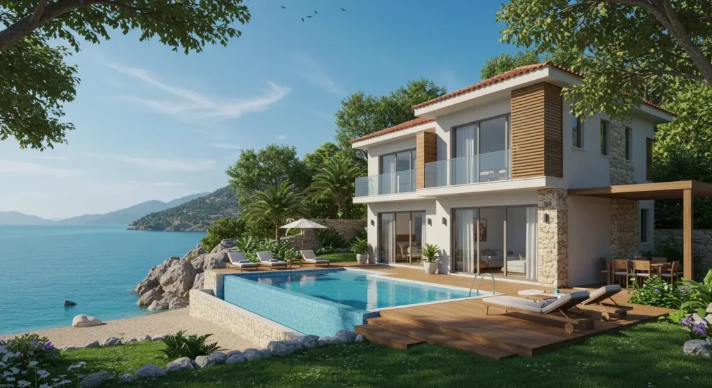 Antalya Turkey Kas Luxury Villas or Beachfront Homes In home view