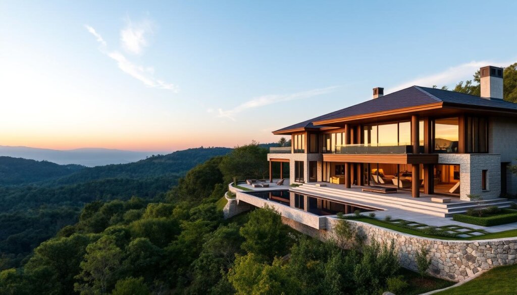 Image of a luxury villa in Sariyer with forest views