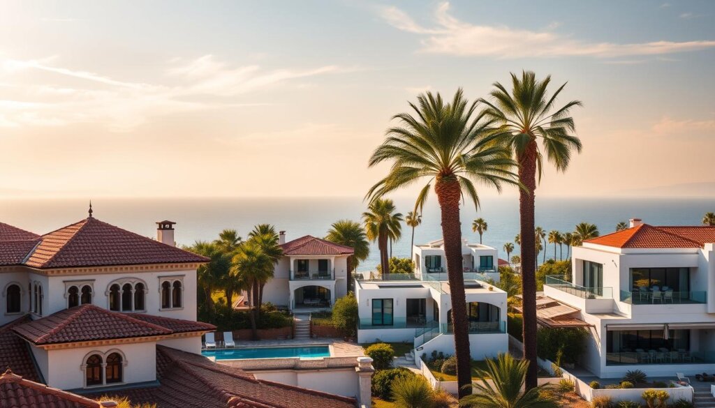 traditional and modern villas in Side