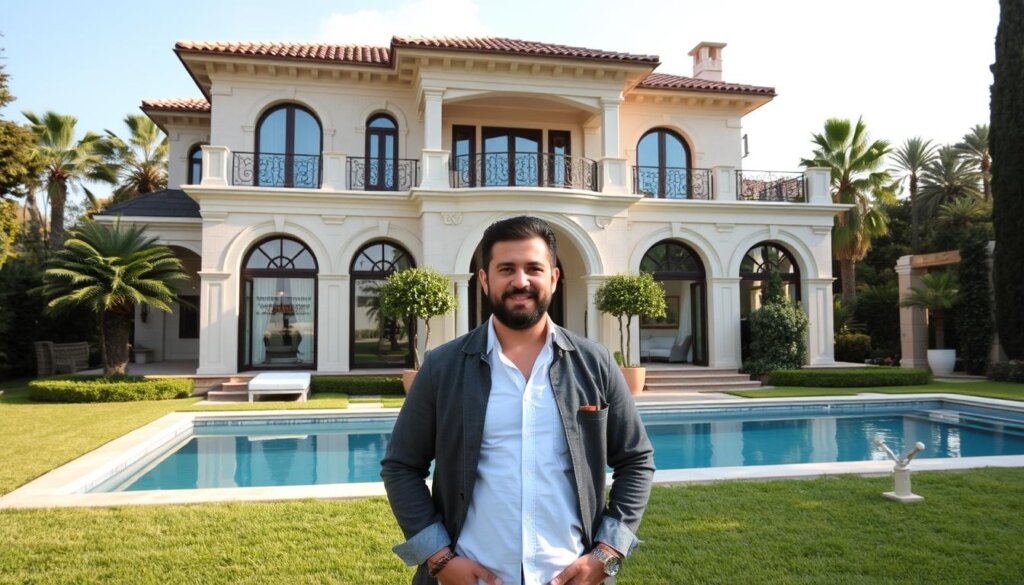 Image of Aydın Çakır with a Mersin villa