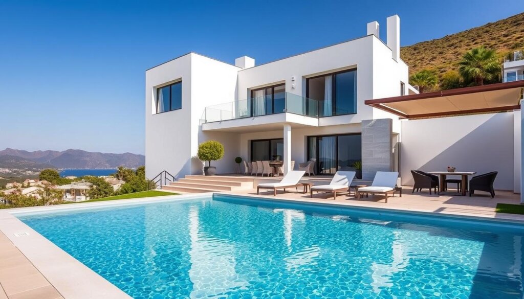 modern property with pool near Kas centre