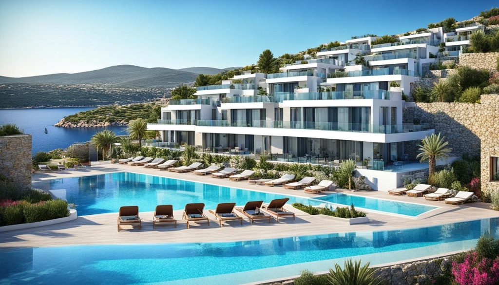 Luksus lejligheder til salg i Bodrum
