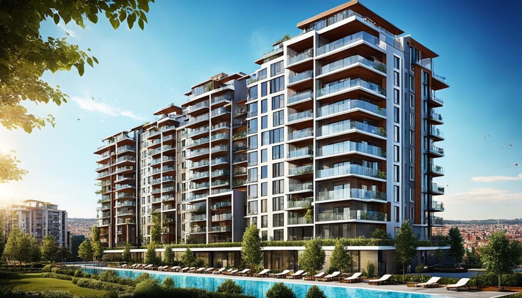 Moderne lejligheder til salg i Kagithane, Istanbul