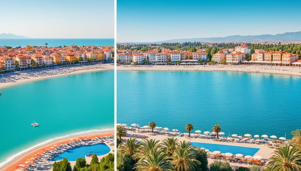 Sammenligning af opholdsomkostninger i Belek og Antalya