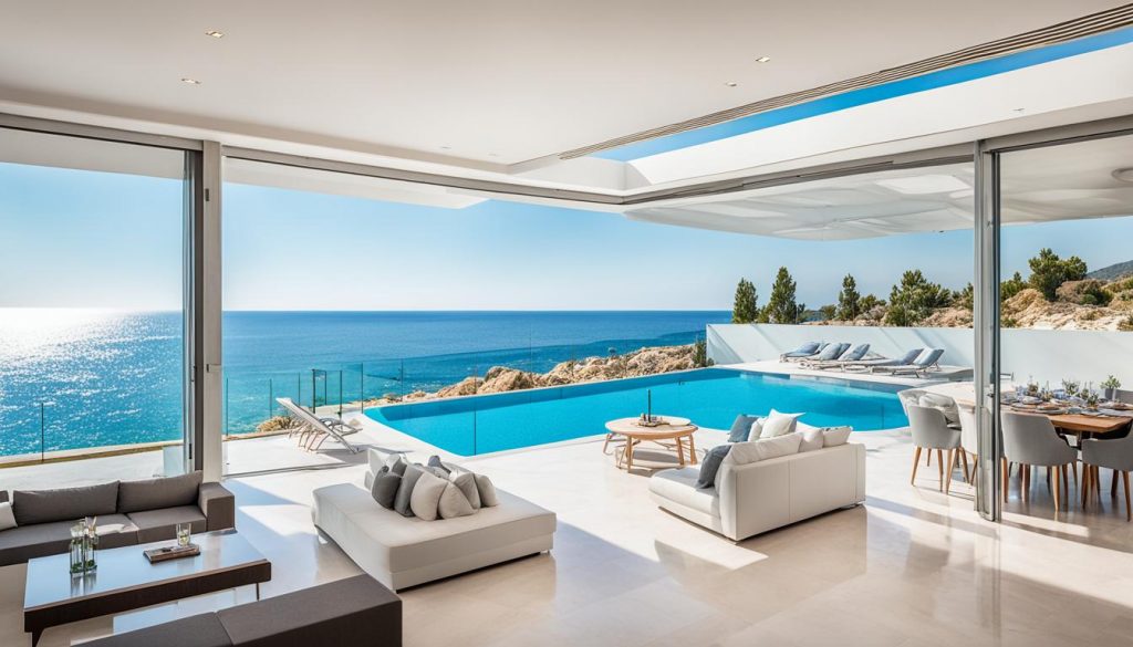 Strandvilla med havudsigt i Antalya