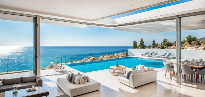 Strandvilla med havudsigt i Antalya