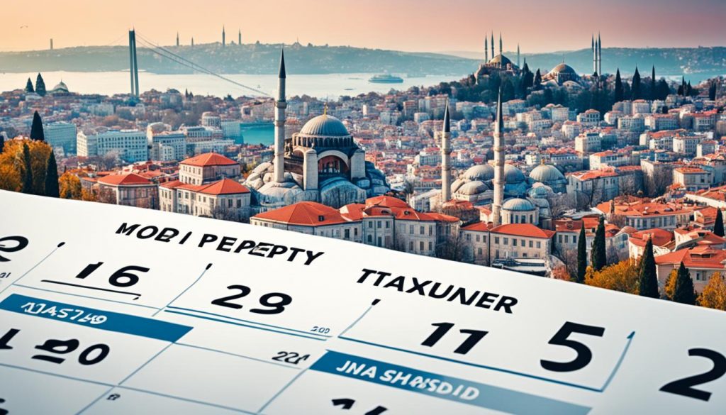 frister for ejendomsbeskatning i Istanbul
