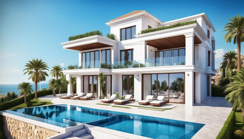 luksuriøse villaer Mersin