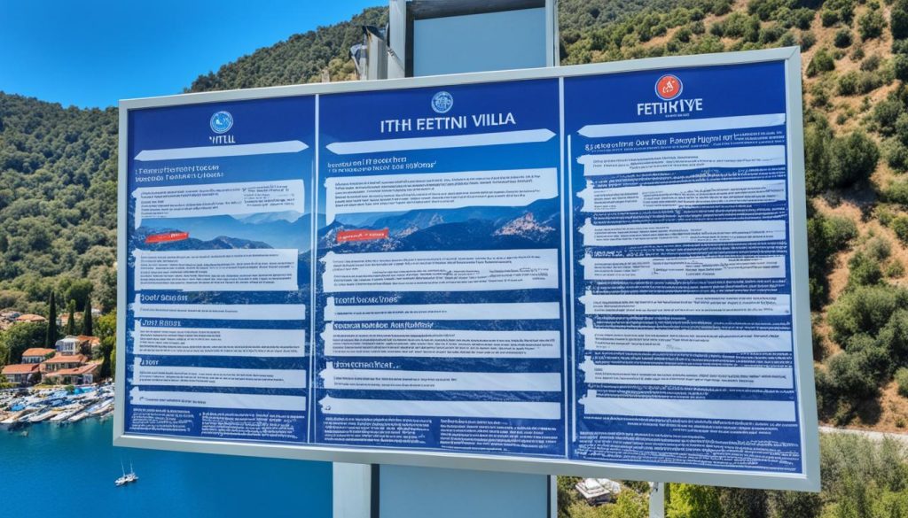 regler for leje villa i fethiye