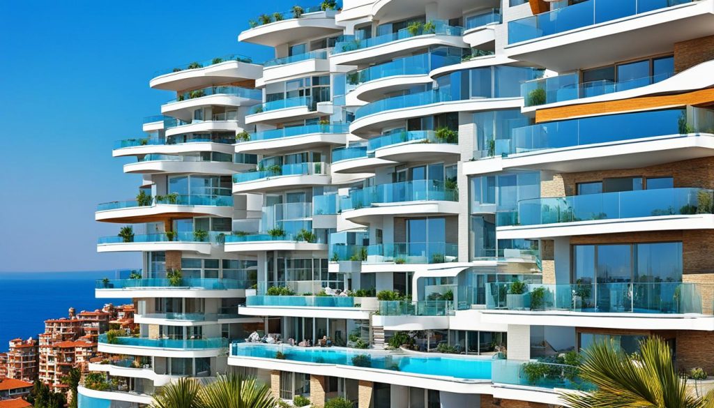 Lägenheter med havsutsikt i Alanya