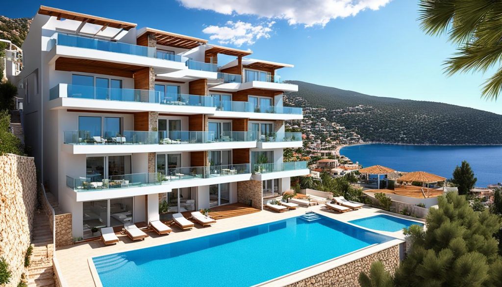Lägenheter med pool i Kalkan