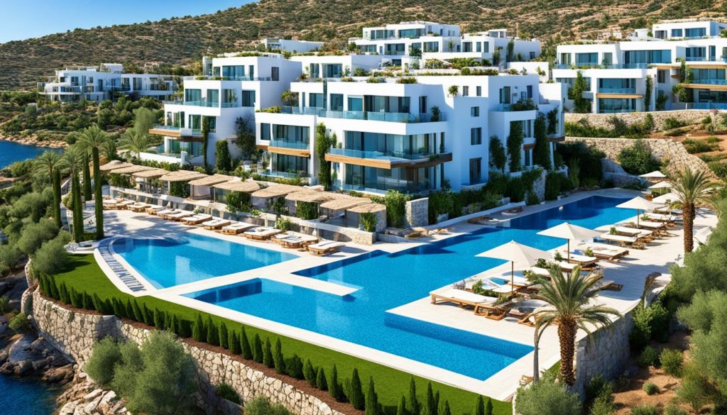 Lyxiga lägenheter i Bodrum