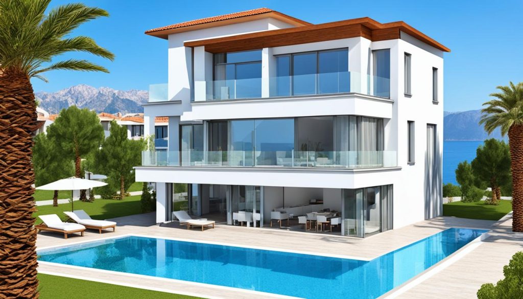 Strandhus till salu i Antalya