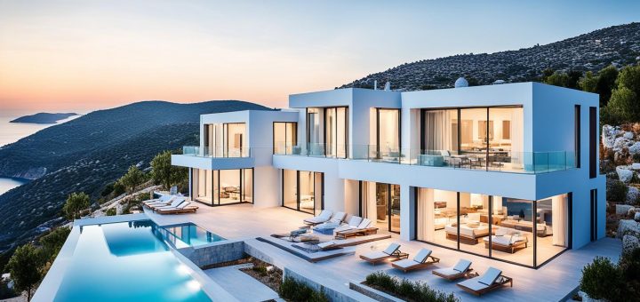 Vilka är de mest populära typerna av villor till salu i Kaş?