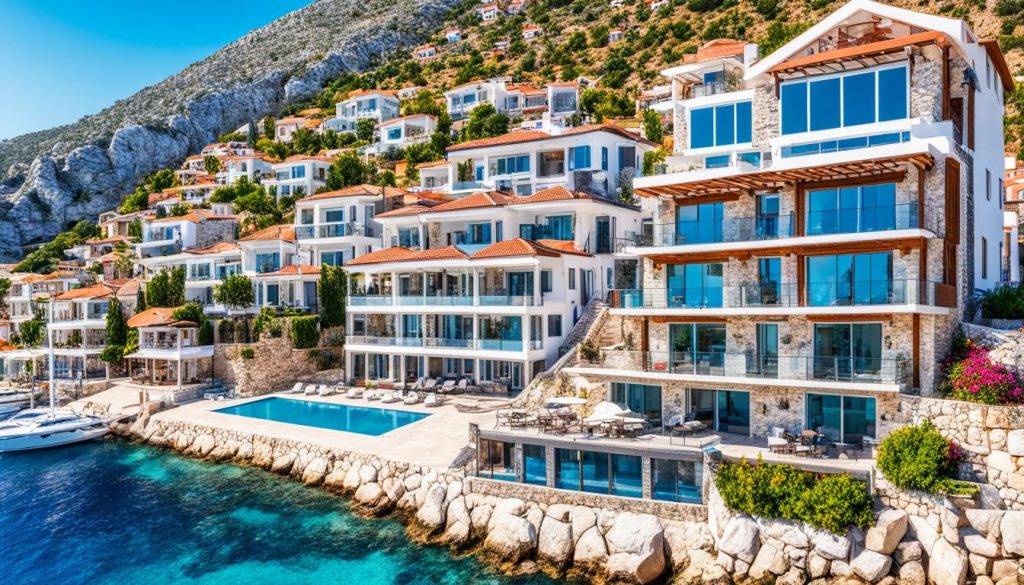 bostadsområden Kaş
