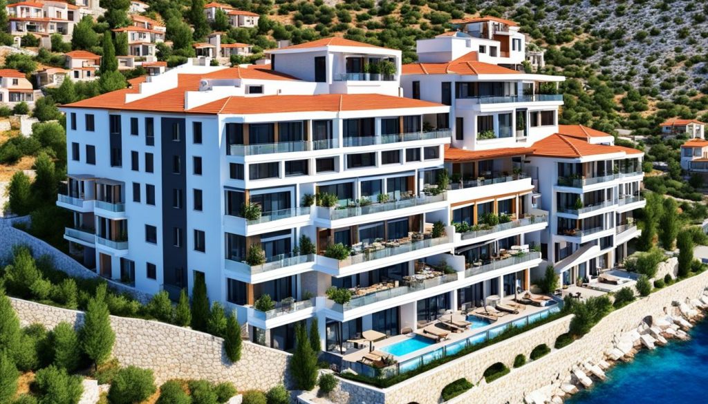 lägenheter i centrala Kaş