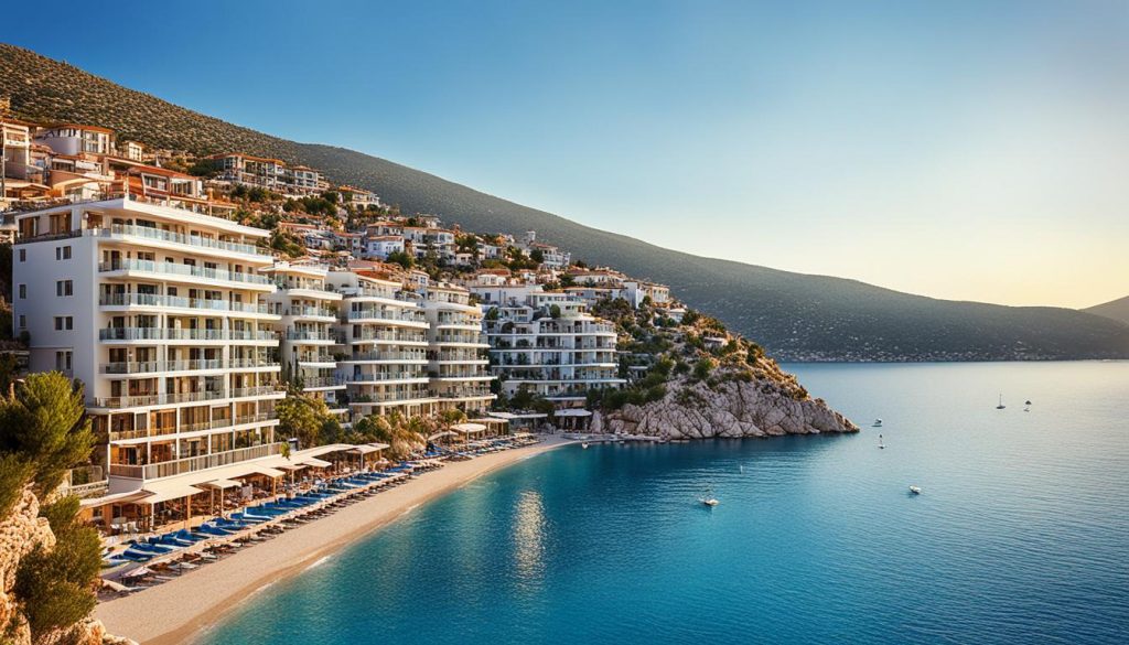 lägenheter med havsutsikt i Kalkan