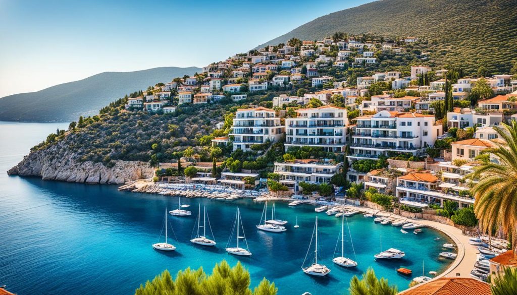 lägenheter med havsutsikt i Kalkan