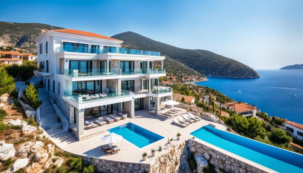 villa i kaş pris