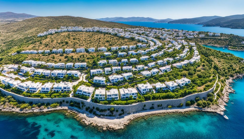 villaområden bodrum