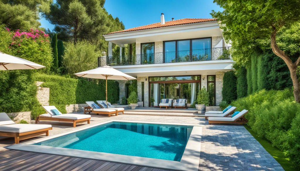 villor med privat pool